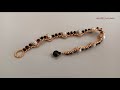 Dazzling Meteor, Tennis Bracelet/Beaded jewelry making Tutorial/Step-by-step/Diy Pulsera