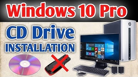 Windows 10 installation step by step cd | windows 10 pro cd installation | windows 10 cd install