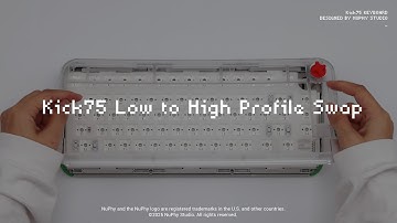 Kick75 - How to Convert from Low-profile to High-profile