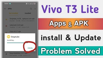 Vivo T3 Lite Apps And APK Not install & Update Problem Solve