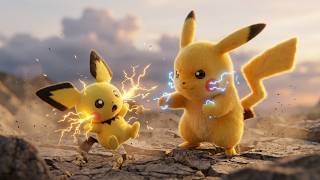 Realistic 3D Pokémon Evolution — Pichu to Pikachu to Raichu Shocks Everyone!