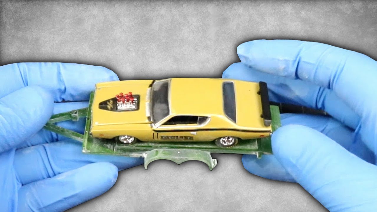 3D Printed Hot Wheels sized -Tilting Car Hauler Trailer Build