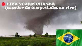 LIVE STORM CHASER (caçador de tempestades ao vivo): Chasing A Potential Tornado Outbreak in Brazil