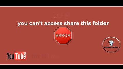 رفع ارور شیر فولدر(you can