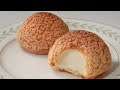 실패없는 쿠키슈 레시피 (바삭한 껍질에 입안 가득 터지는 크림, Cream Puffs, Choux Au Craquelin Recipe)