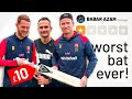 Pro cricketers test the worst rated cricket bat online  you wont believe the results