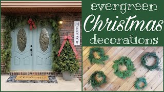 Using Live Evergreens in Your Christmas Decor 🌲
