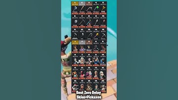 BEST Zero Delay Skins + Pickaxes #fortnite #combos #fortniteclips #peterbot