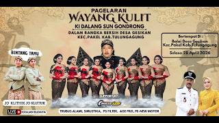  Wayang Kulit Ki Dalang Sun Gondrong Dalam Rangka Bersih Desa Gesikan Kecpakel Tulungagung