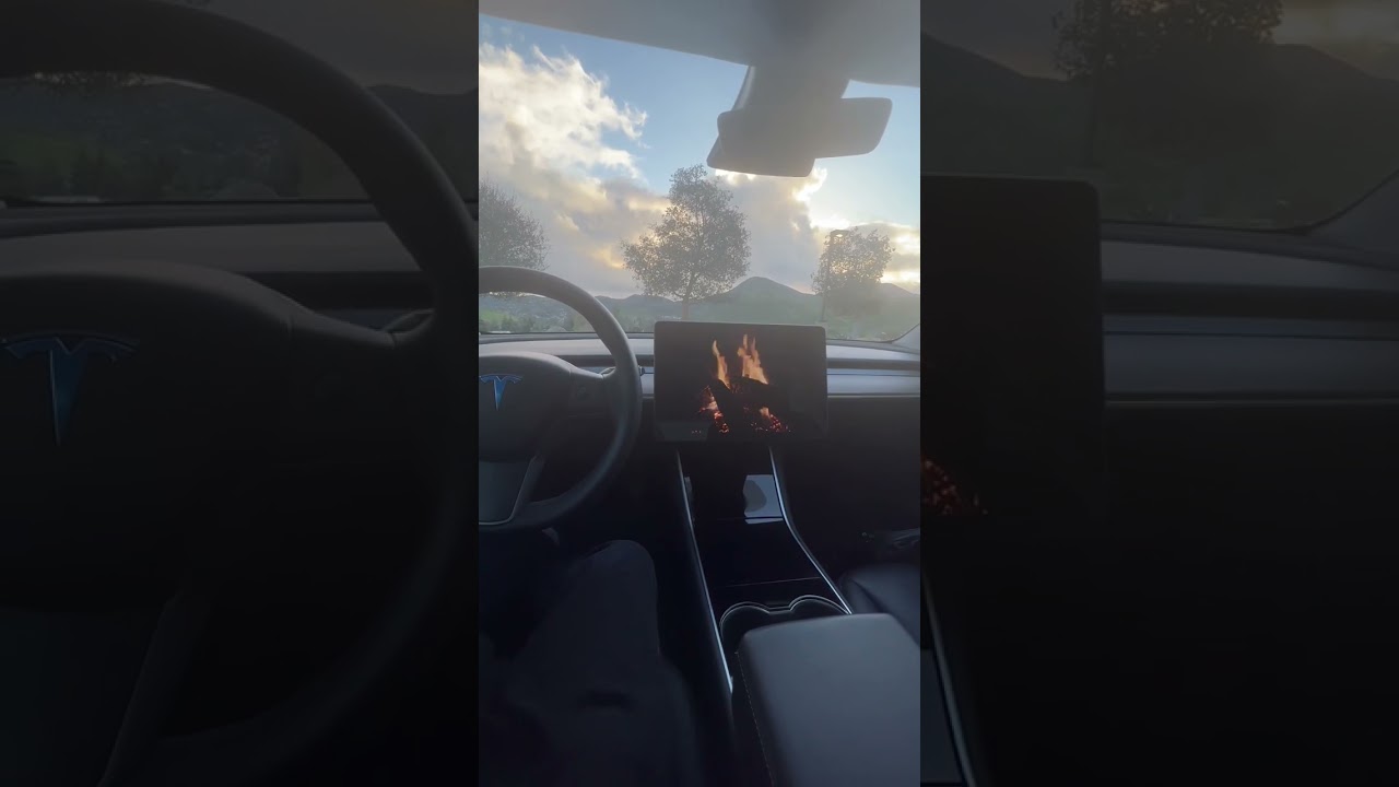 Tesla feature romantic Fire Place