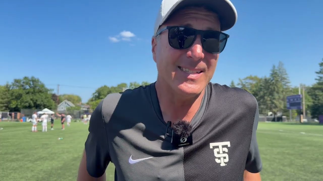 St. Thomas men's soccer head coach Jon Lowery following the Tommies draw with Green Bay