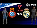 FC 26 PS4 | RCD Espanyol vs Real Madrid | LaLiga