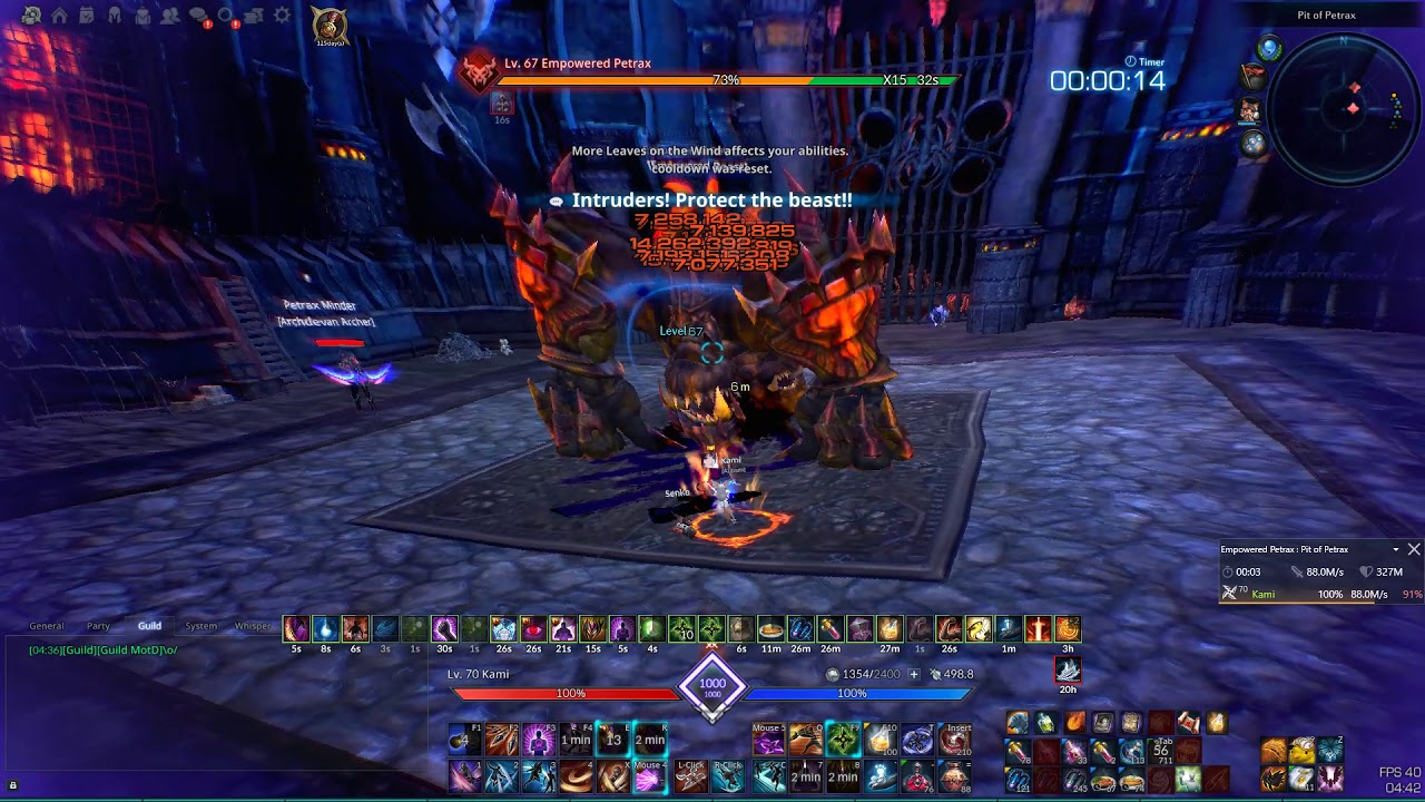 TERA Ninja Pit of Petrax 28.89s