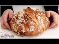 3 Ingredient Italian NO KNEAD BREAD | The Easiest way to make Bread