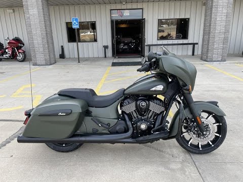 2023 Indian Chieftain Dark Horse Sagebrush Smoke - YouTube