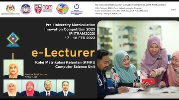 PIITRAM2023 C093 eLecturer As The Application to Support Student Learning Experience in Comp Science