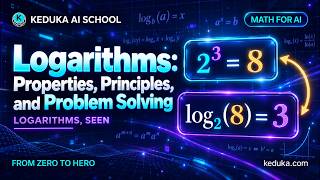 Logarithms: Properties, Principles, and Problems | Math for AI & Data Science: From Zero to Hero