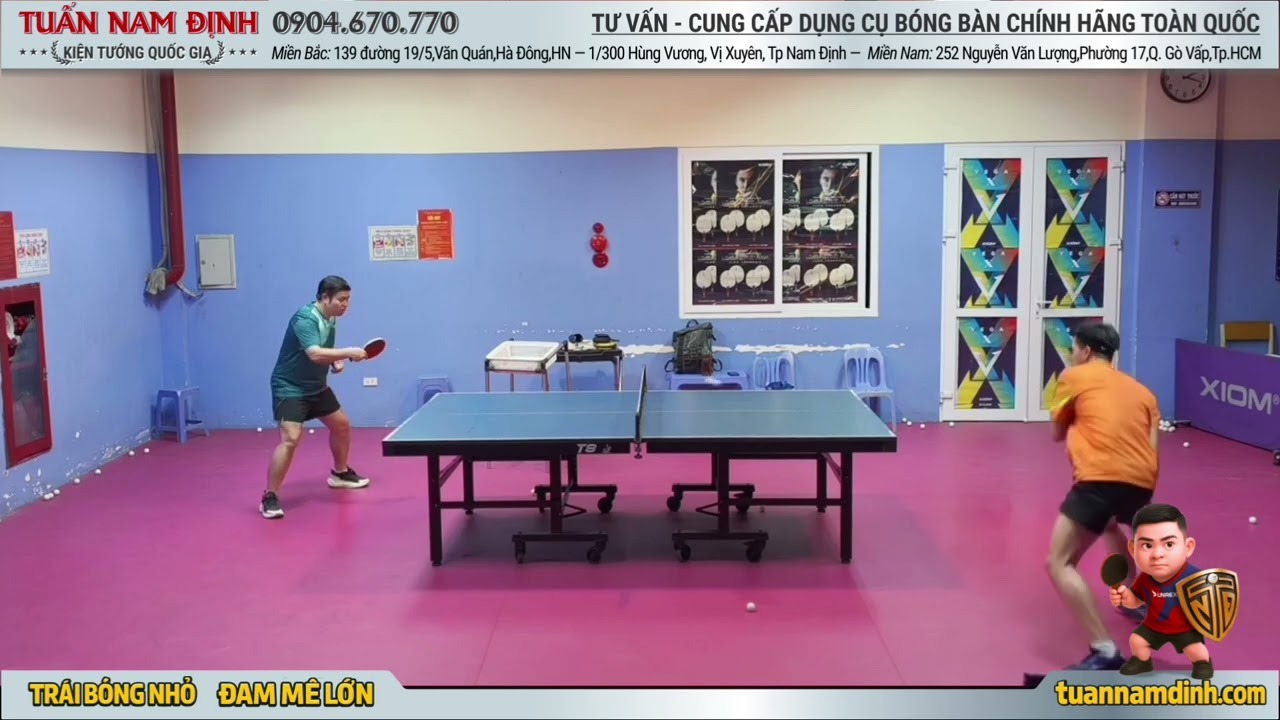 Số 6:1 buổi tập nâng cao của Tuấn NĐ cùng cốt TIBHAR Felix Hyper Carbon + mặt H3 | Vlog Bóng bàn