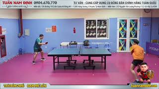 Số 6:1 buổi tập nâng cao của Tuấn NĐ cùng cốt TIBHAR Felix Hyper Carbon + mặt H3 | Vlog Bóng bàn