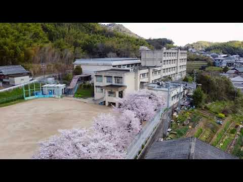 岸和田市市制100周年記念撮影　東葛城小学校