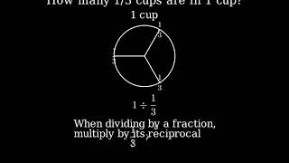 How many 1/3 cups are in 1 cup?