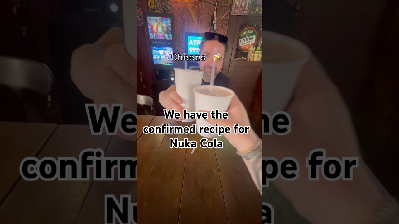We cracked the code on Nuka Cola! #fallout #falloutnewvegas #nukacola #sodarecipe #falloutfriday