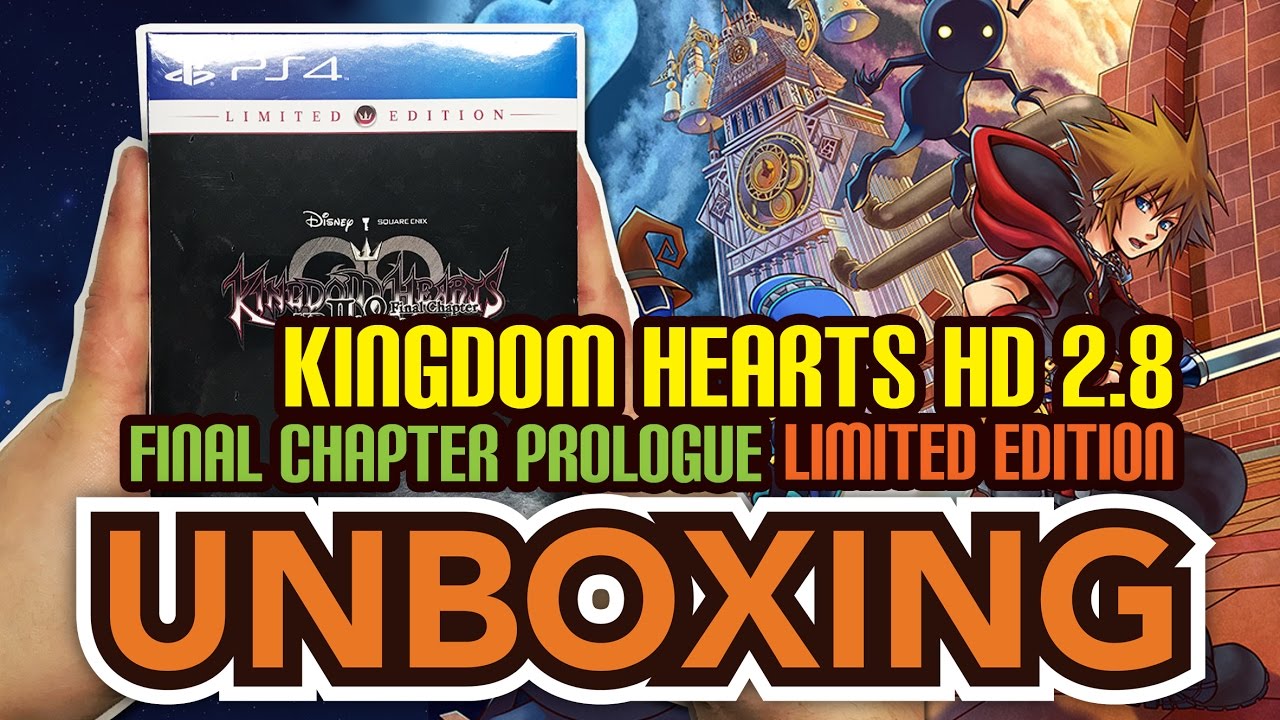 Kingdom Hearts 2 8 Limited Edition Ps4 Unboxing Youtube