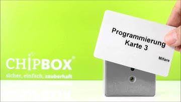 chipbox Mifare/ISO14443a FLEX | STEP 3: Create programming cards