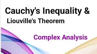Cauchy's Inequality and Liouville's theorem | complex Analysis for csir net #spectrumofmathematics screenshot 3