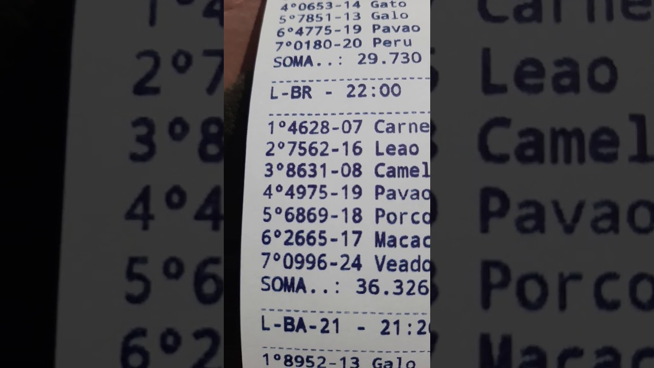 Resultado do jogo do bicho do DIA, 27,06,2020, das, 21,20, horas - YouTube