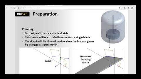 ANSYSWORKBENCH TURORIAL Parameterized Application Example (Mixing Tank- PART 1)