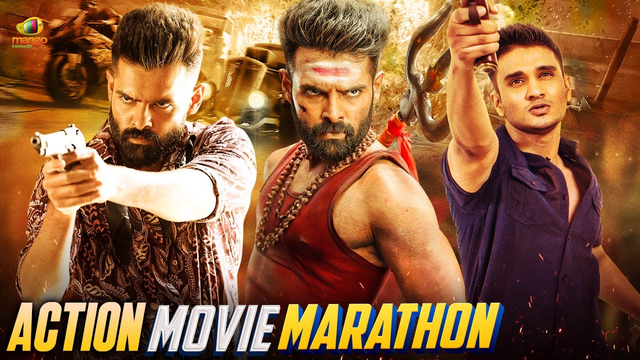Action Movie Marathon | Blockbuster Kannada Action Movies 2023 | Ismart Shankar | Shankrabharanam