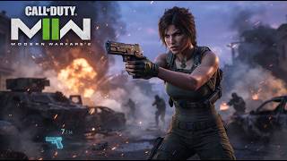 Lara Croft Goes Pistol! Call of Duty MW2 Gameplay Highlights