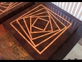 Amazing Rotating Squares End Grain Cutting Board