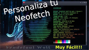 Tienes que saber esto!! Personaliza tu Neofetch muy fácil en cualquier Linux con este truco.