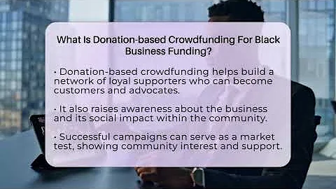 What Is Donation-based Crowdfunding For Black Business Funding? - Black Owned Business Success