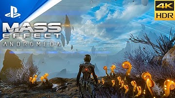 MASS EFFECT ANDROMEDA PS5 Gameplay - First Mission [4K HDR]