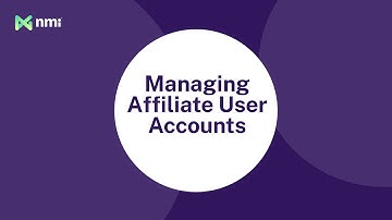 Managing Affiliate User Accounts