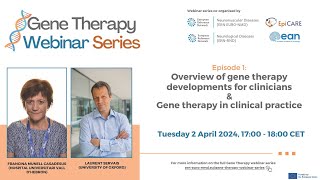 General overview of gene therapy developments for clinicians & Gene therapy in clinical practice