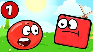 КРАСНЫЙ ШАРИК против чёрного квадрата ЧАСТЬ #1 игра Red Ball 4 на канале Мистер Игрушкин