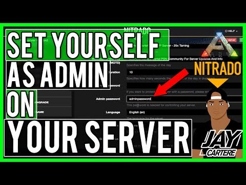 Ark Survival Evolved PS4 Tutorial - How To Set Yourself As Admin Of Your Nitrado Rented Server