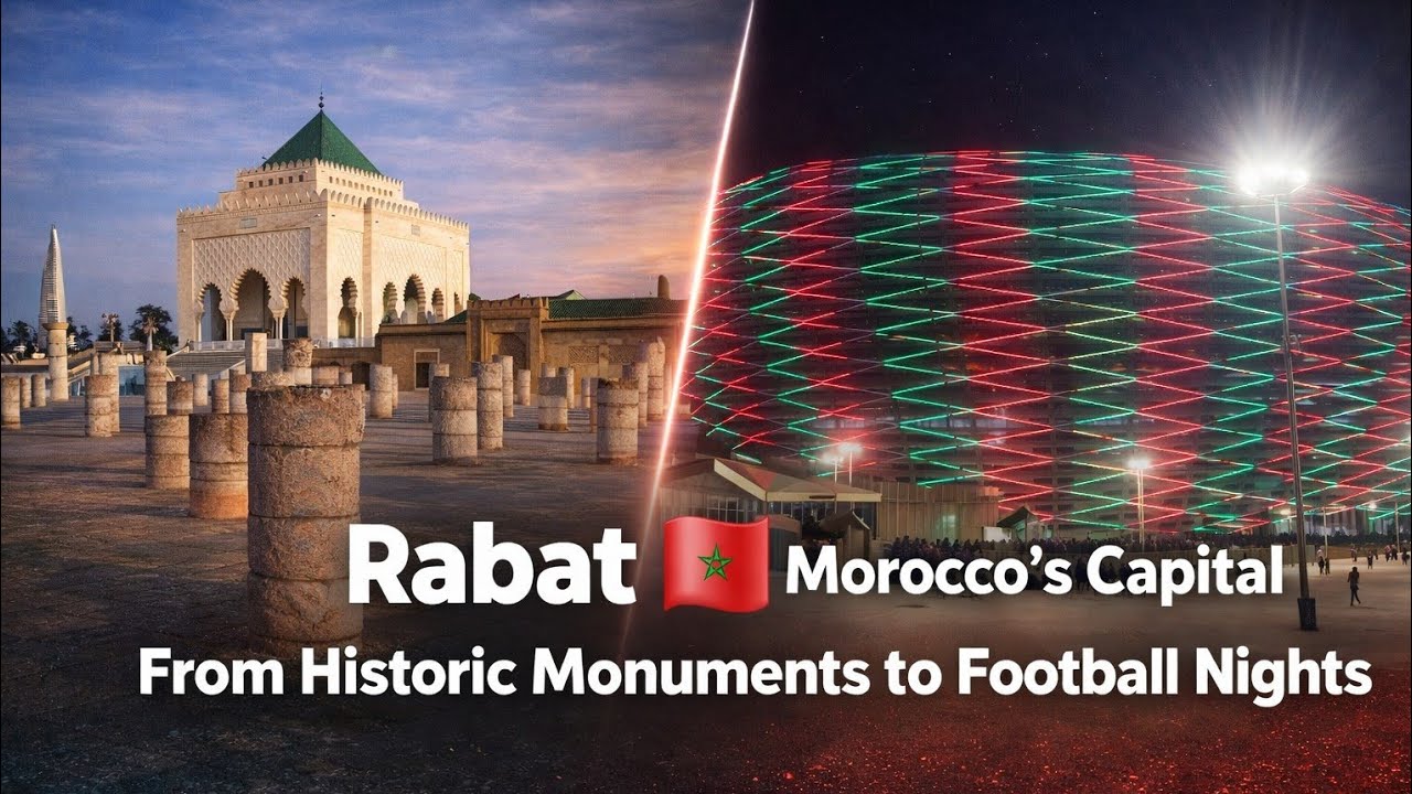 Rabat 🇲🇦 | Morocco’s Capital from Historic Monuments to Football Nights