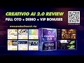 Creativio AI 2.0 Review | Creativio AI 2.0 OTO 1,2,3, Bundle