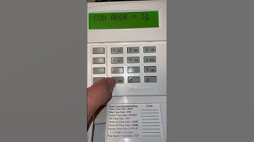 Honeywell vista20 SE set the programming keypad address 31