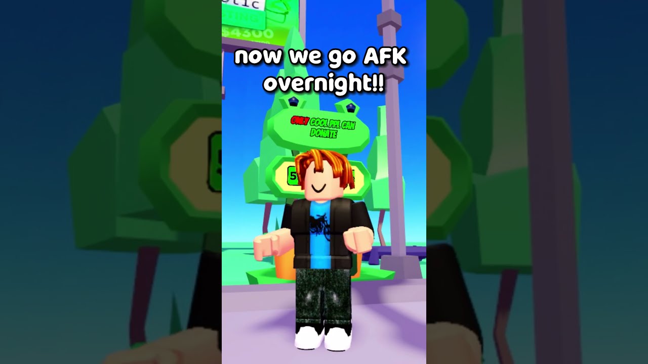 AFK In PLS DONATE Roblox How Much Robux Did I Raise 