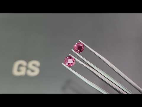 Pair of sapphires Padparadscha oval cut  4.01 carats, Sri Lanka Video  № 1