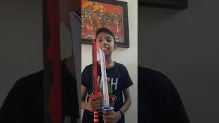 How To Make Paper Katana#craft#unnisvlog