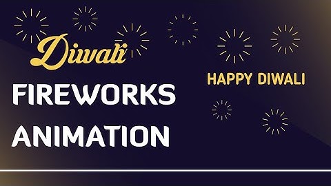 Diwali Wishing Fireworks🎆 Using CSS || Happy Diwali || #css #cssanimation