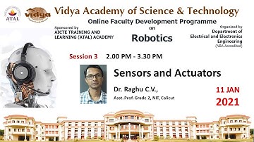 ATAL Academy funded FDP on robotics  : Day 1 Session 3