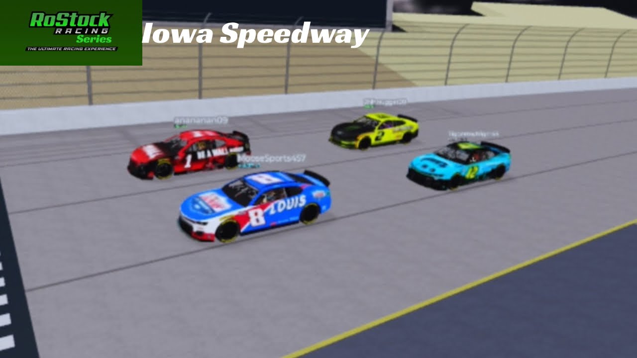 Iowa Speedway Race 1 Rostock Racing Series - YouTube